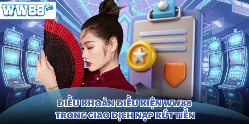 Điều khoản điều kiện WW88 trong giao dịch nạp rút tiền