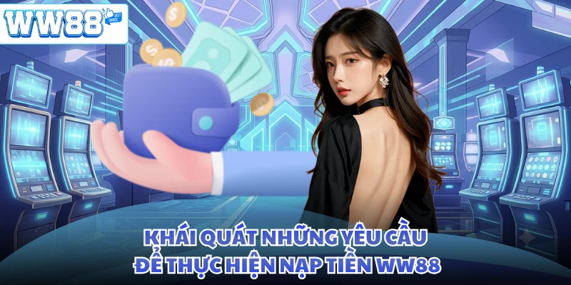 Khái quát những yêu cầu để thực hiện nạp tiền WW88