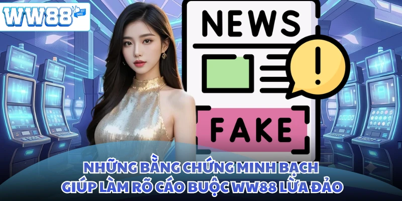 Những bằng chứng minh bạch giúp làm rõ cáo buộc WW88 lừa đảo