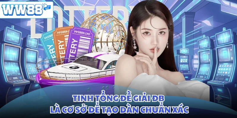 Tinh tổng đề giải ĐB là cơ sở để tạo dàn chuẩn xác